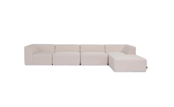 Relax Modular 5 Sofa Chaise Modular Sofa - Canvas by Blinde Design