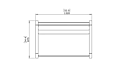 Sit L52 Chair - Technical Drawing / Top by Blinde Design
