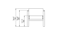Sit A28 Chair - Technical Drawing / Front by Blinde Design