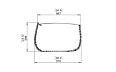 Stitch 75 Planter - Technical Drawing / Front by Blinde Design