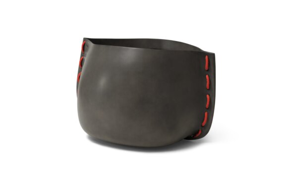 Stitch 100 Planter - Natural / Red by Blinde Design