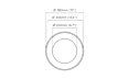 Classic 25 Planter - Technical Drawing / Top by Blinde Design